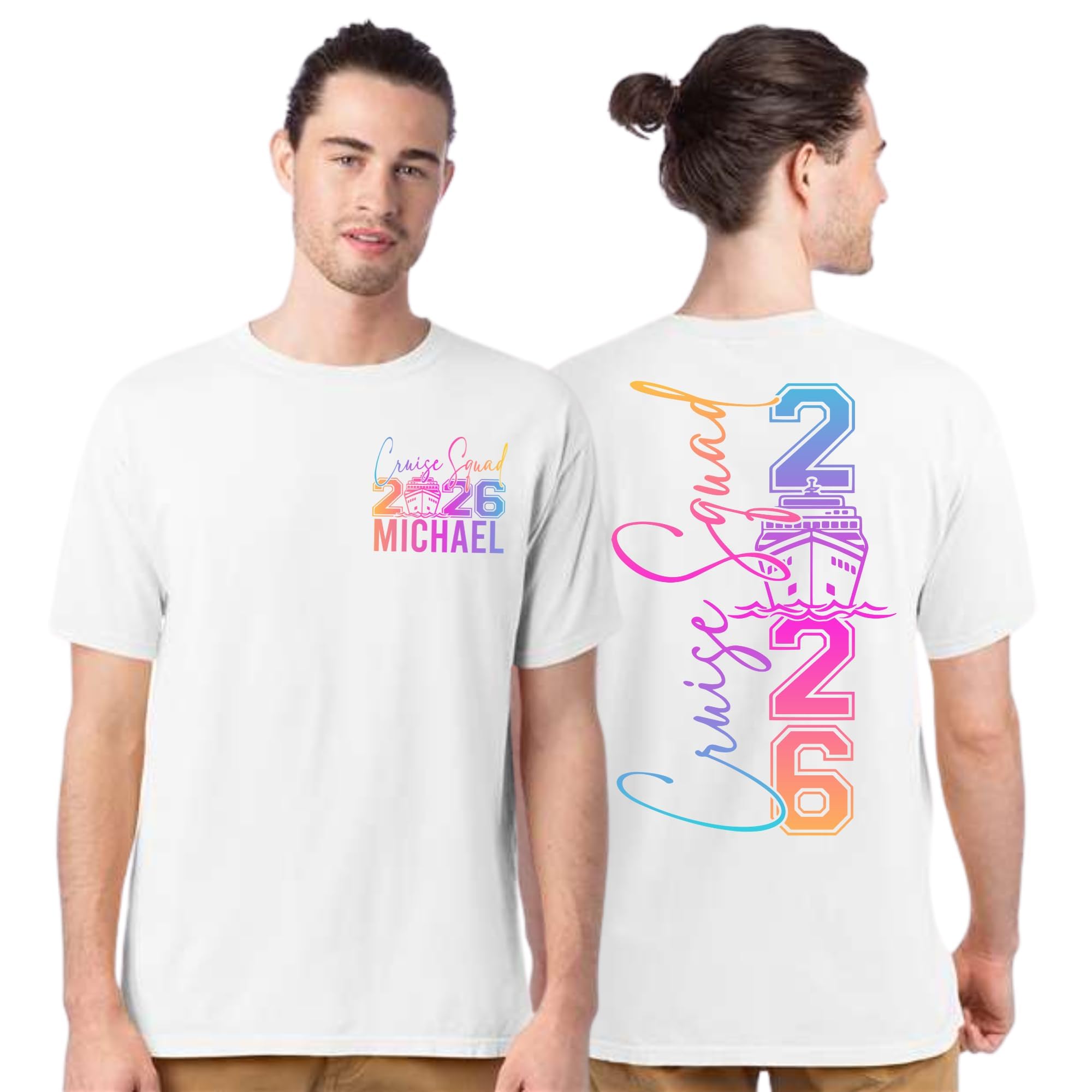 Custom 2026 Family Cruise Shirts Personalized Double-Sided Squad Tees — photo 1 of 7