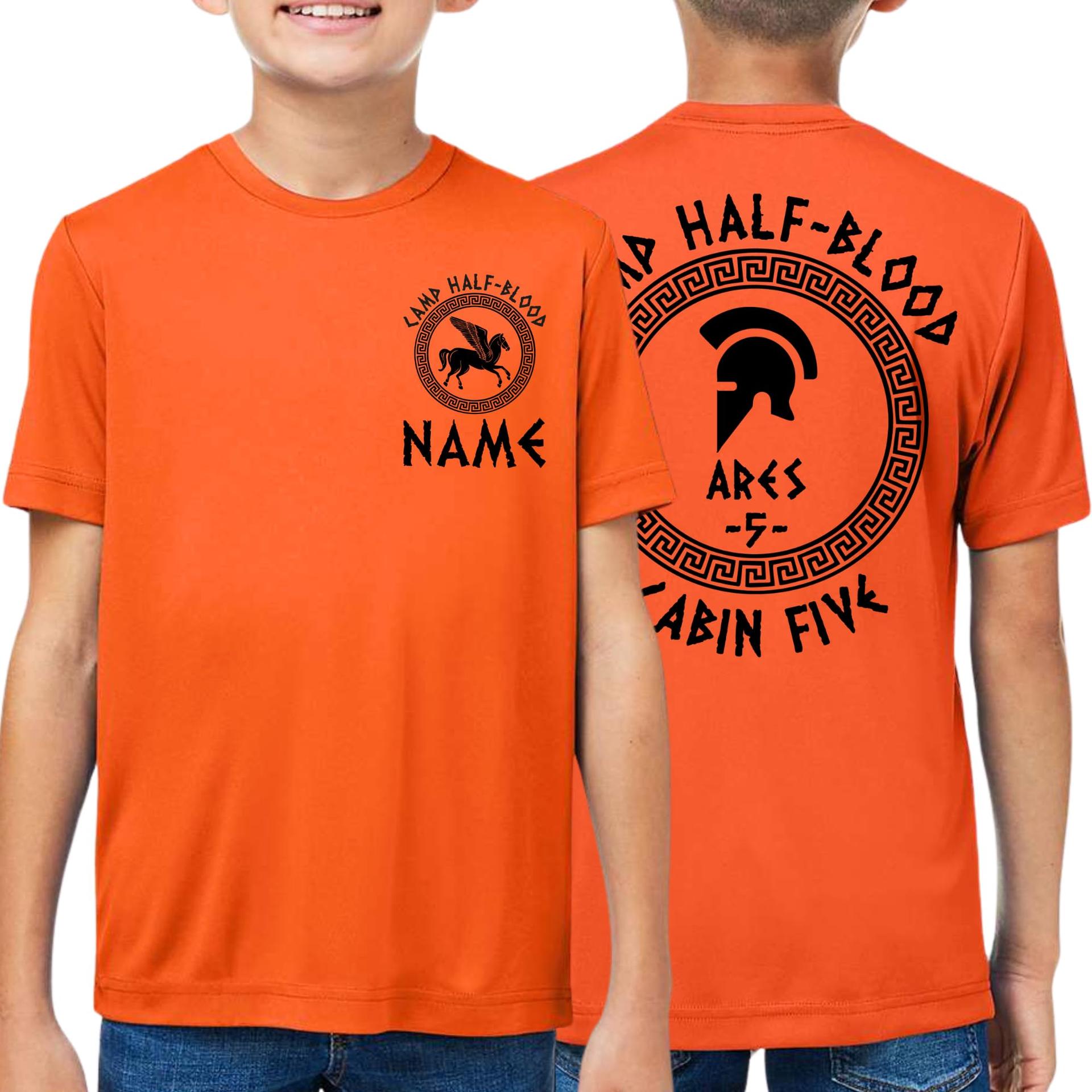 Custom Greek Mythology Camp Shirt Personalized Cabin Demigod Team Tee — photo 1 of 8