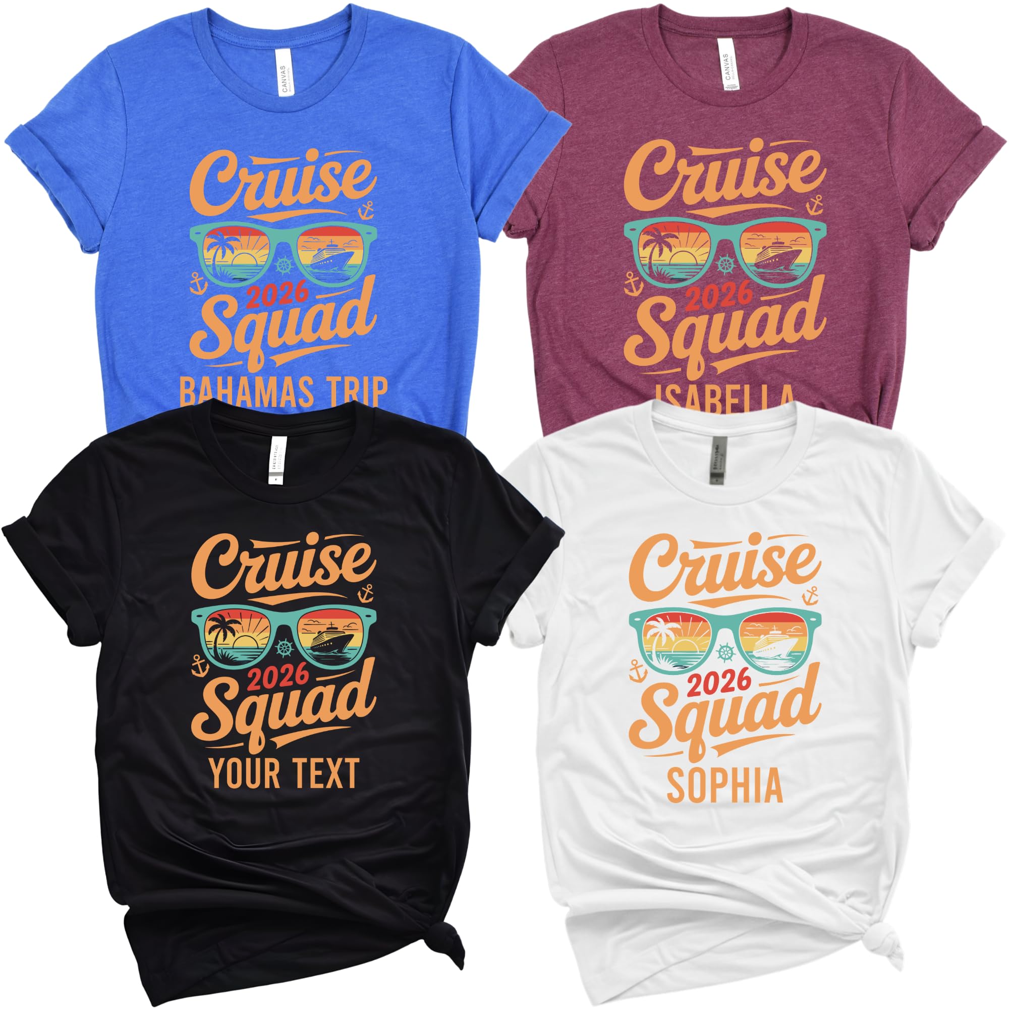 Personalized Cruise Squad 2026 Shirt Custom Bahamas Trip Tee — photo 1 of 9