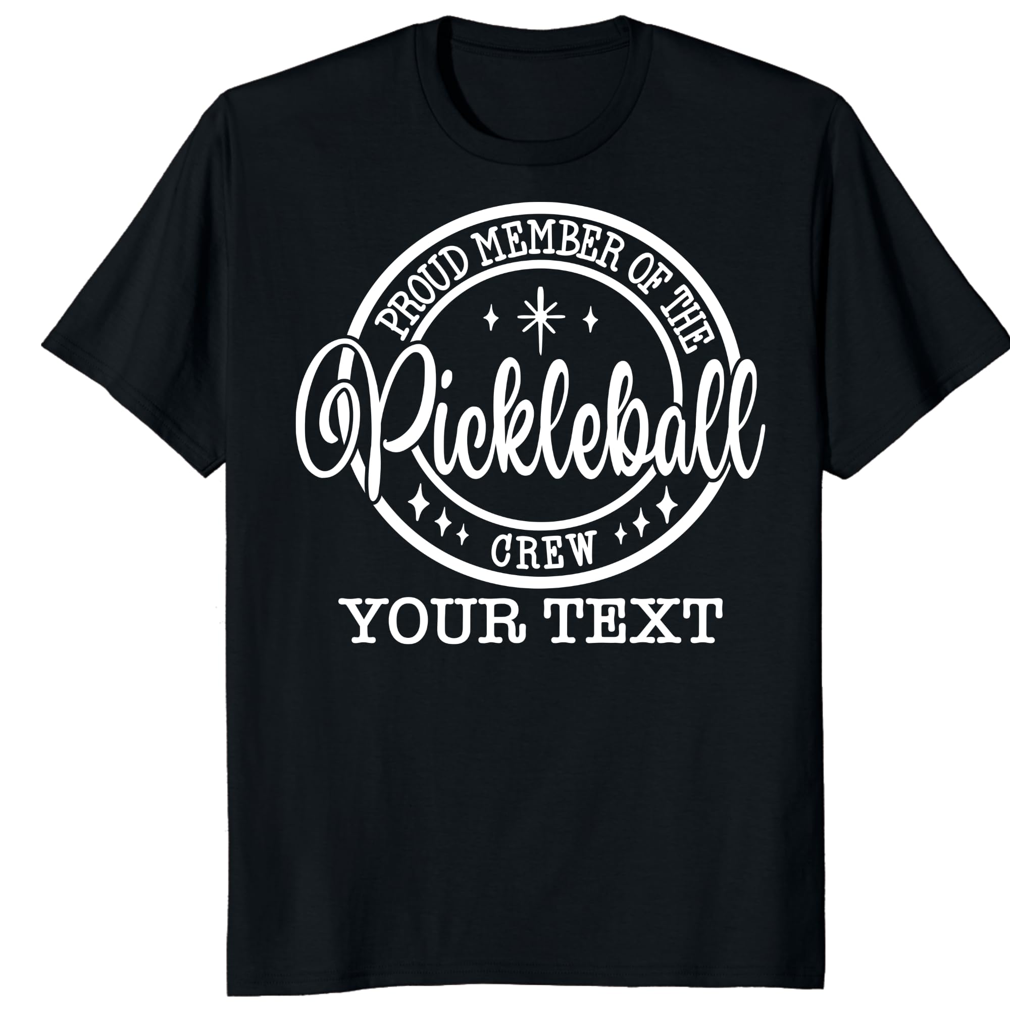 Personalized Proud Member Pickleball Crew Shirt Custom Team Tee — photo 1 of 8