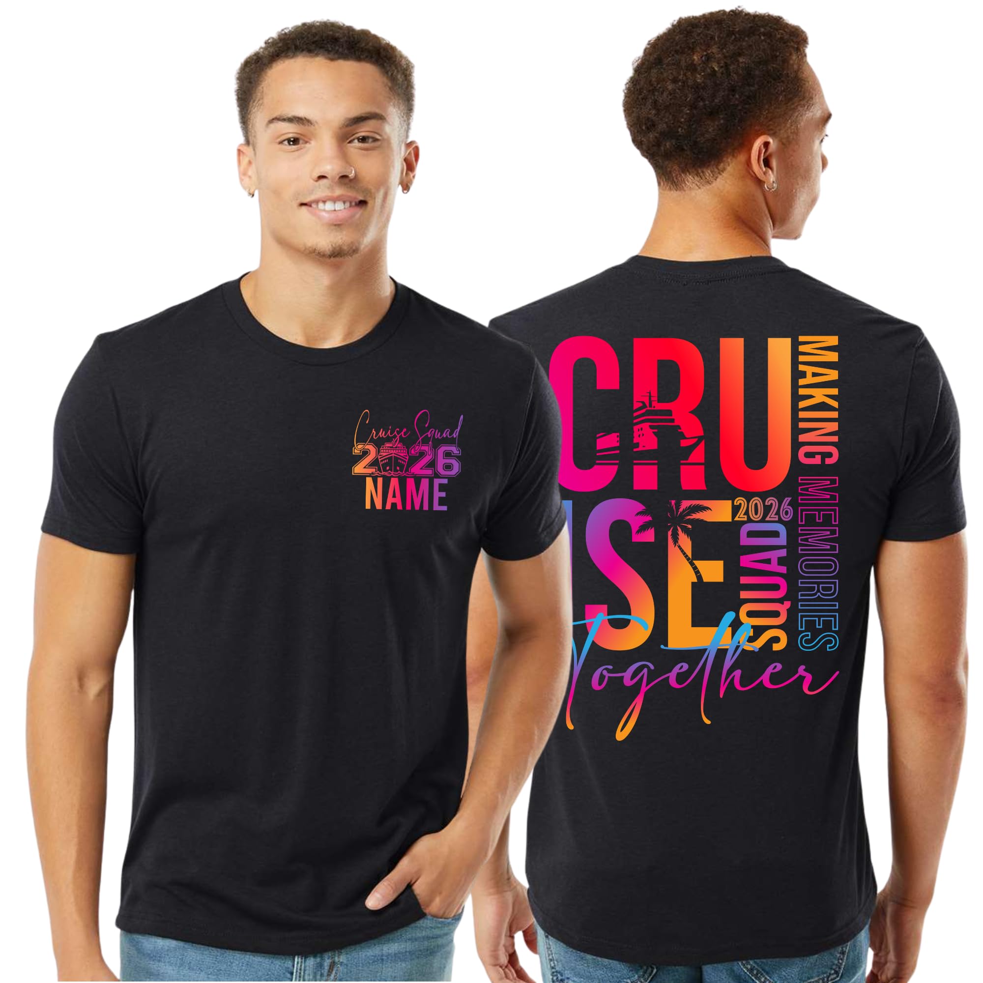 Custom 2026 Family Cruise Shirts Personalized Double-Sided Squad Tees — photo 1 of 7