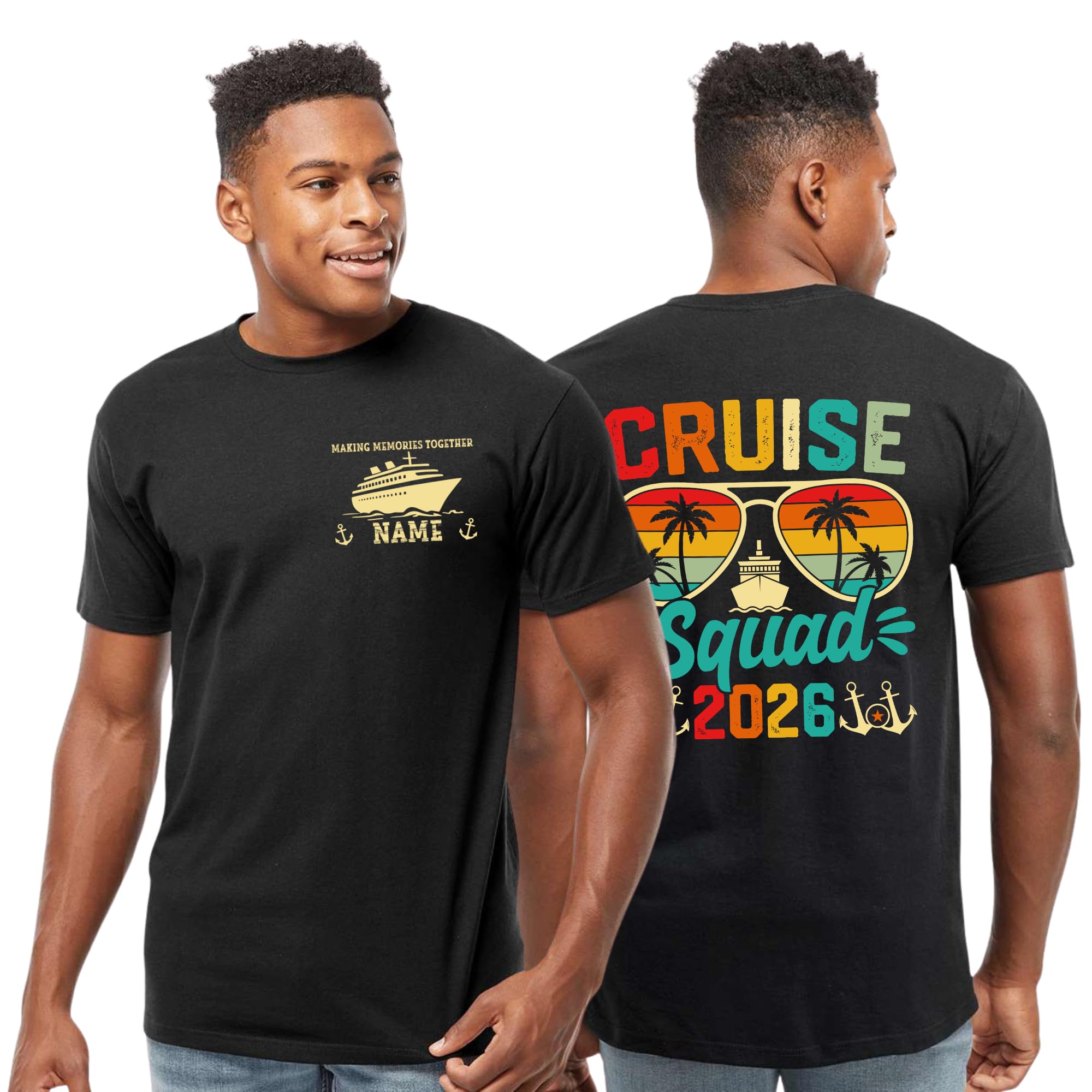 Custom 2026 Family Cruise Shirts Personalized Double-Sided Squad Tees — photo 1 of 7