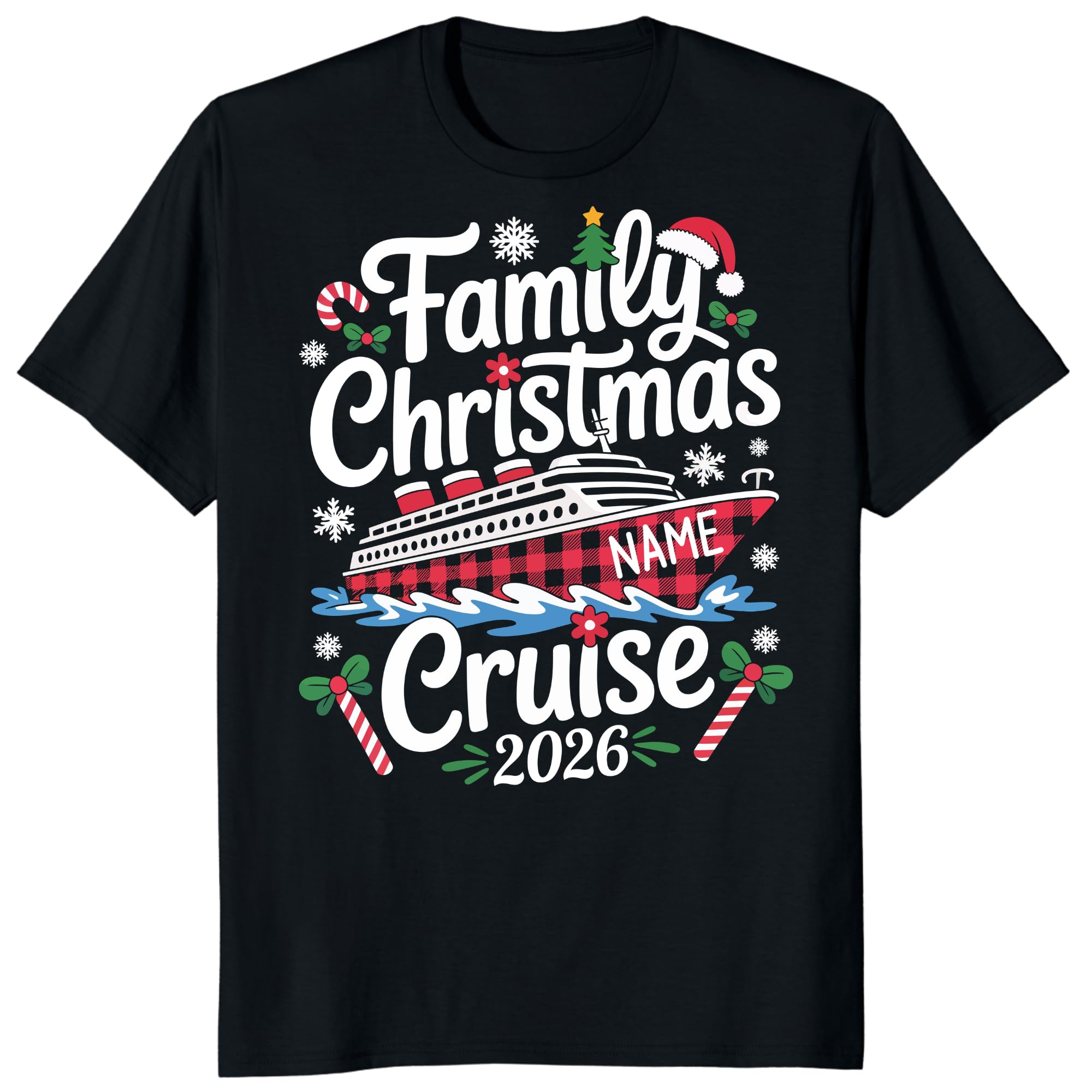 Custom Christmas Cruise Matching Shirts, Xmas Family Holiday Crew Tee (Design 5) — photo 1 of 7