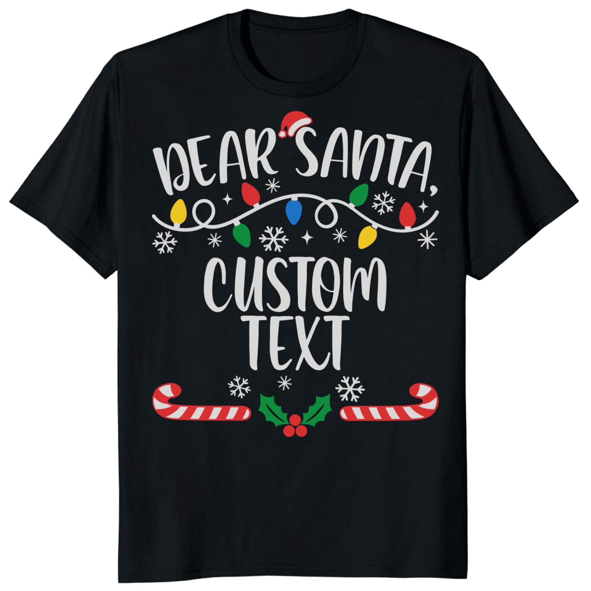 Custom Christmas Dear Santa Funny Family Matching Shirts, Xmas Holiday Tees — photo 1 of 8