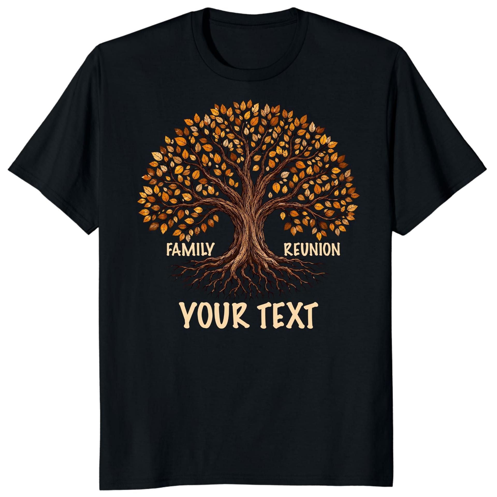 Custom Family Tree Reunion Shirt Personalized Autumn Roots Family Tee — photo 1 of 7