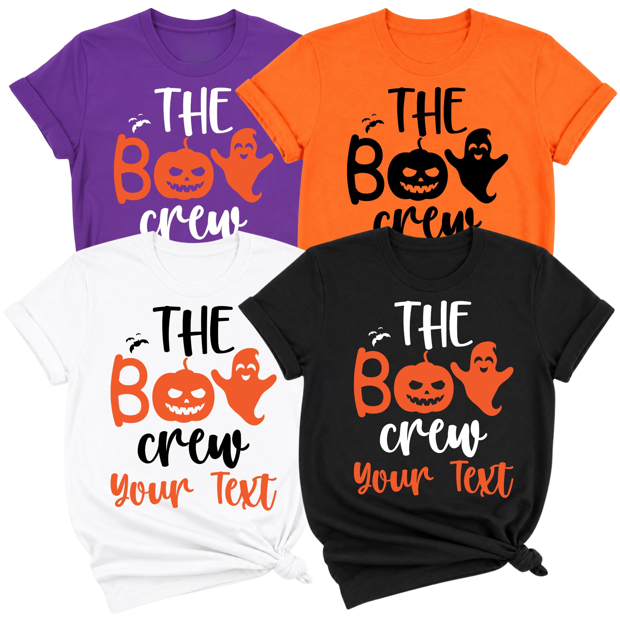 Custom The Boo Crew Halloween Shirt Personalized Family Matching Tee — photo 1 of 8