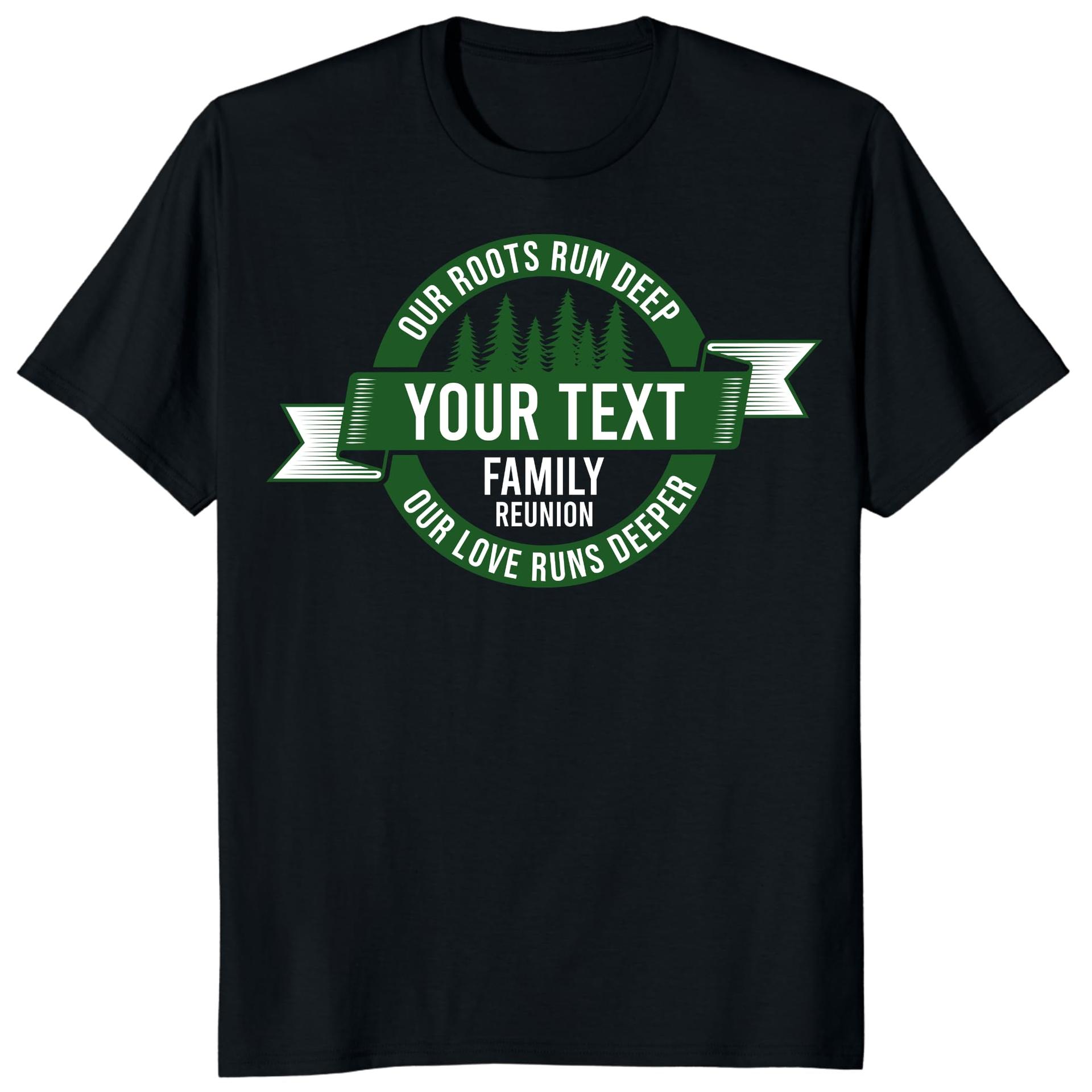 Personalized Our Roots Run Deep Family Reunion Shirt Forest Tee — photo 1 of 7