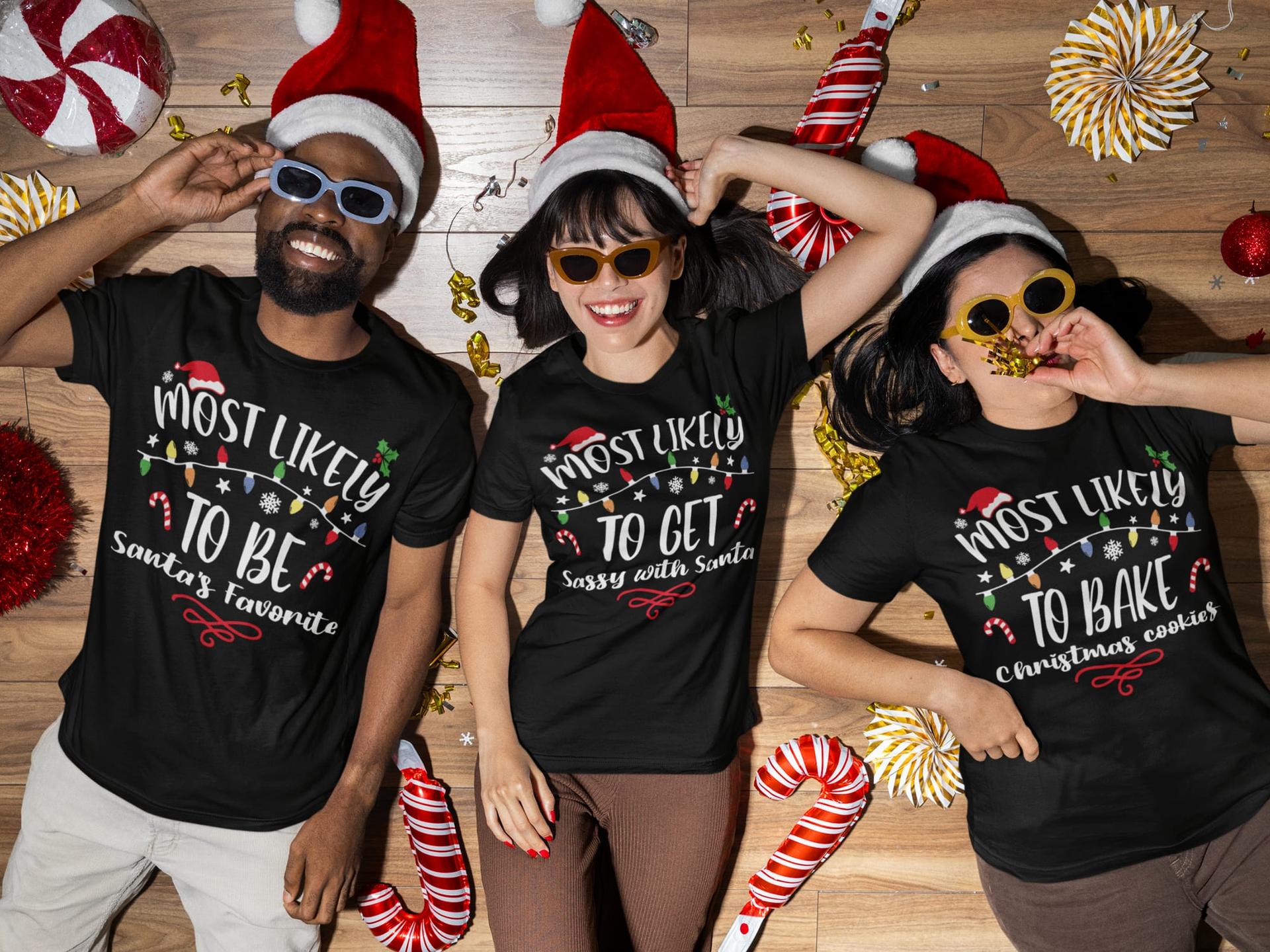 Custom Most Likely Christmas Shirt Personalized 400 Quote Options — photo 1 of 9