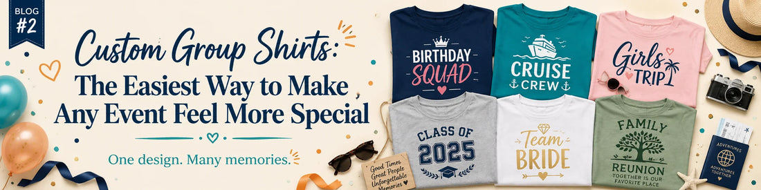Custom Group Shirts: The Easiest Way to Make Any Event Feel More Special