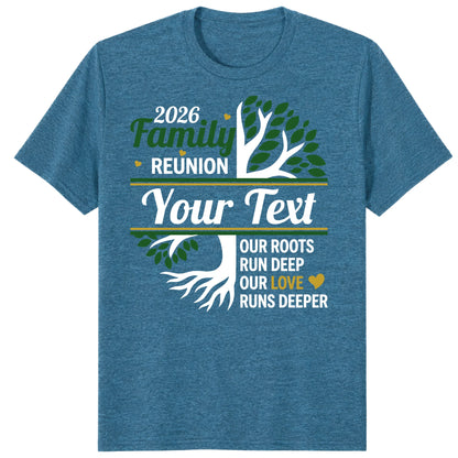 Custom Family Reunion 2026 Shirts