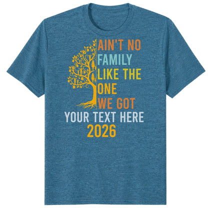 Custom Ain't No Family Like The One We Got 2026 Family Reunion Shirts
