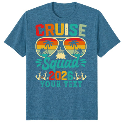 Cruise Squad 2026 Shirts, Custom Group Vacation Cruise Tees