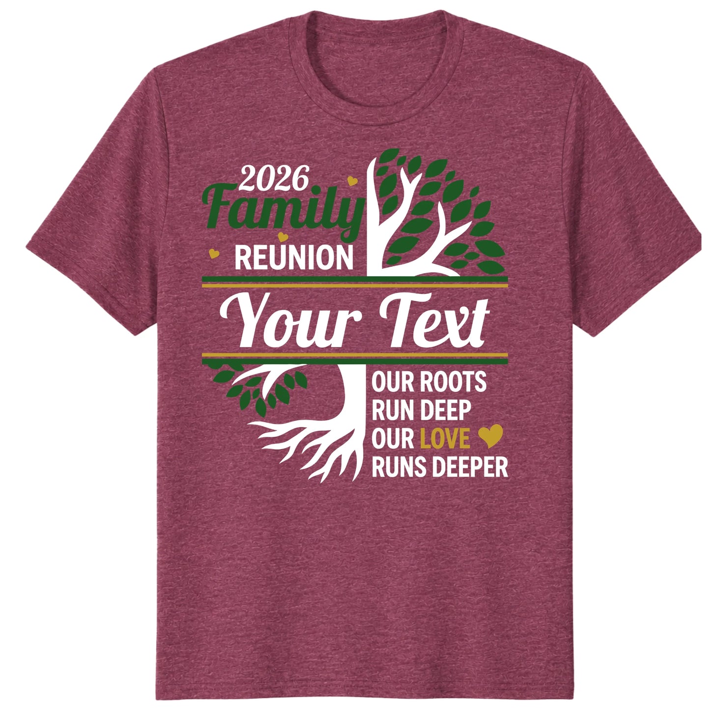 Custom Family Reunion 2026 Shirts