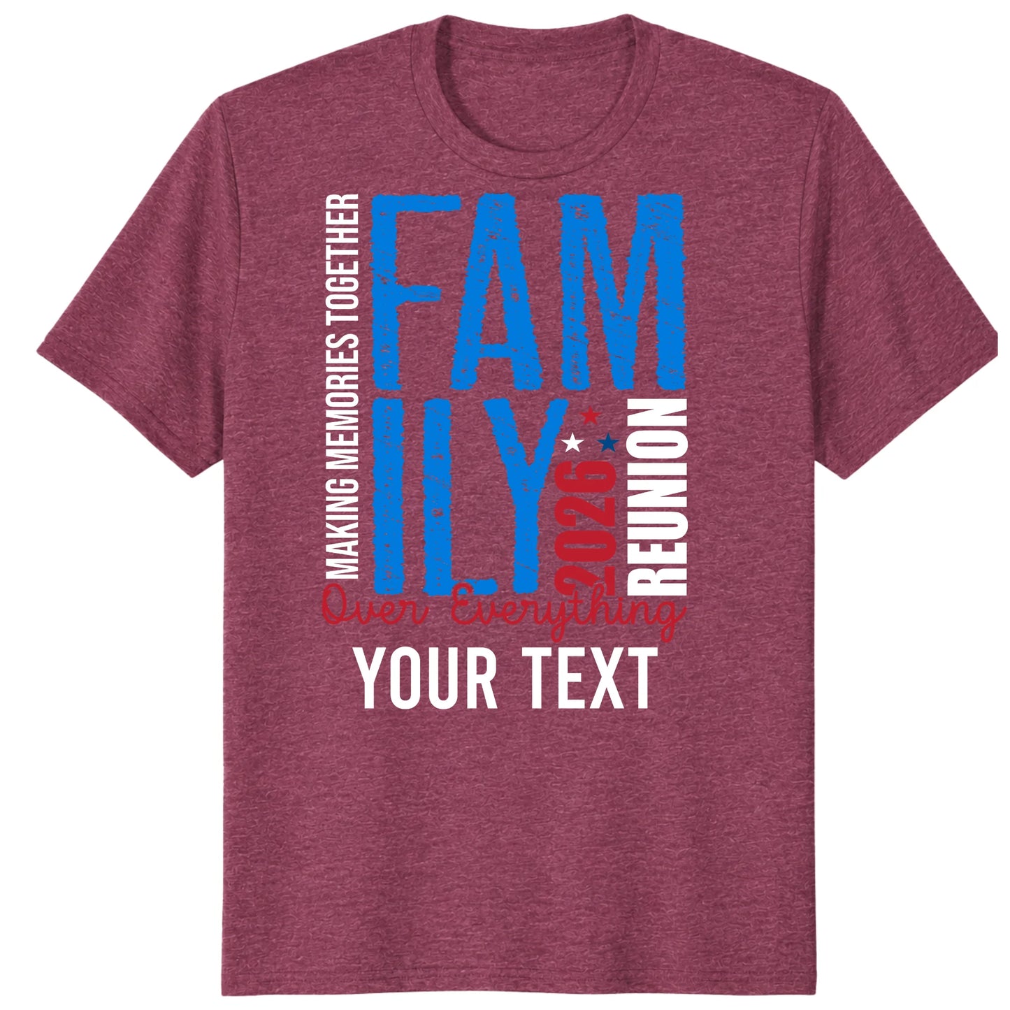 Custom Family Reunion 2026 Shirt, Personalized Family Memories Tee
