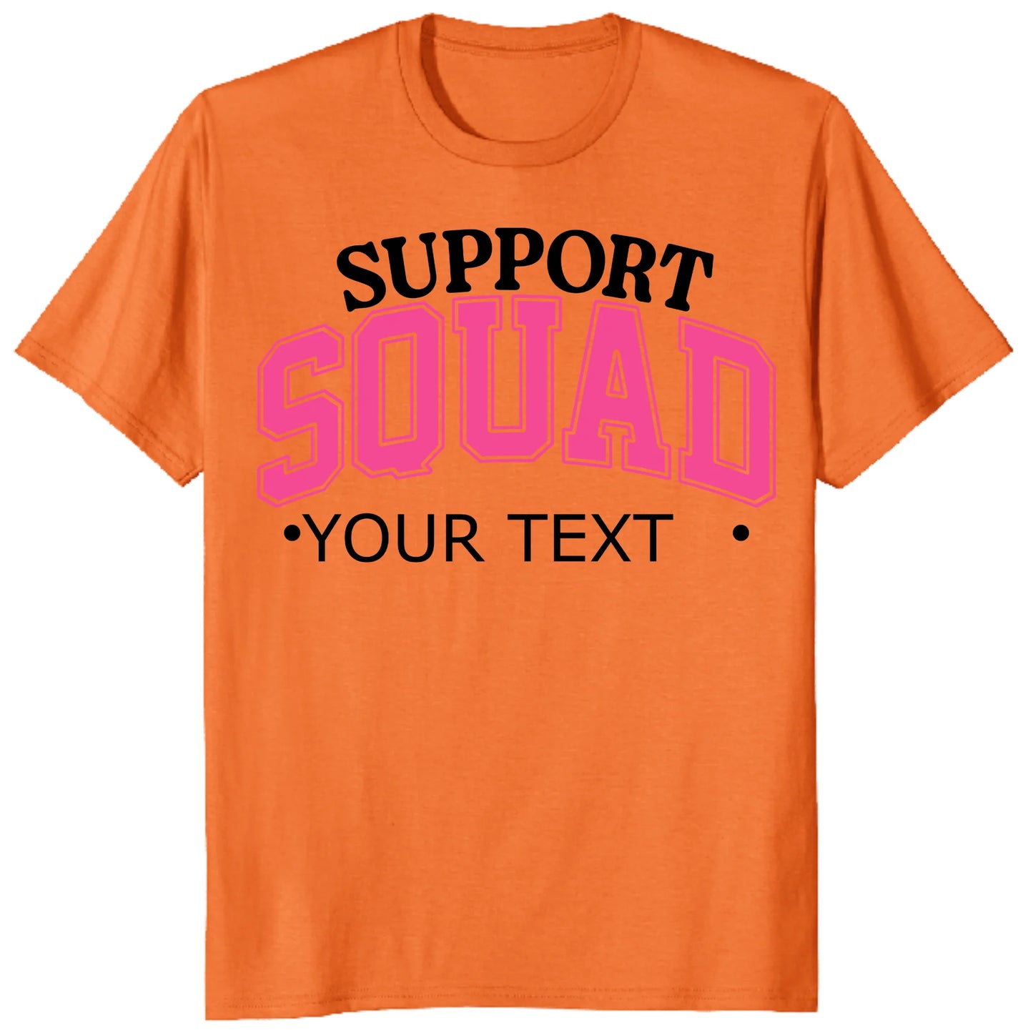 Custom Support Squad Shirt, Personalized Breast Cancer Team Tee