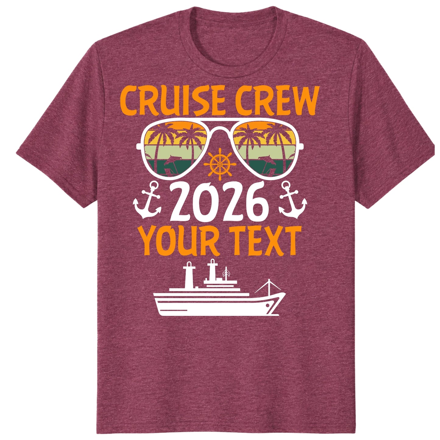 Cruise Crew 2026 Shirts, Custom Family Cruise Vacation Tees