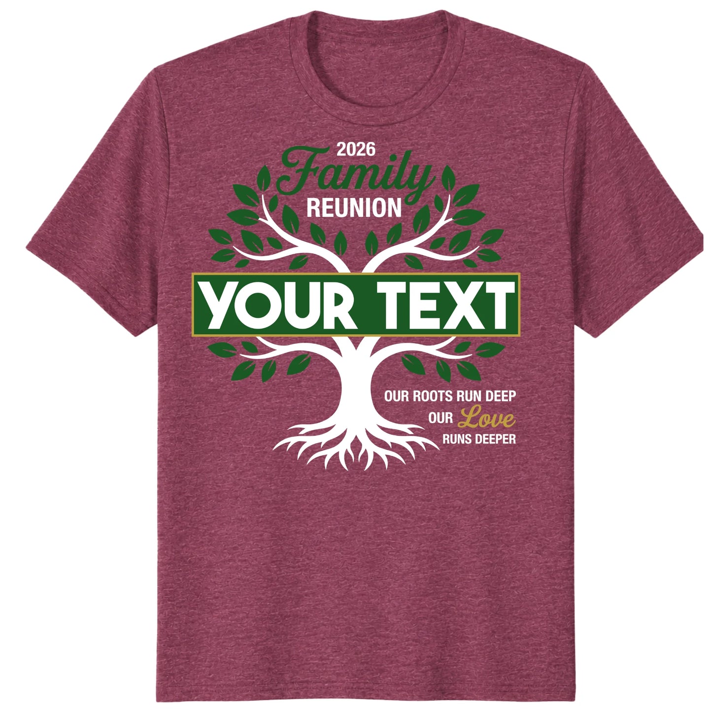 Custom Family Reunion 2026 Shirt, Personalized Tree Roots Family Tee