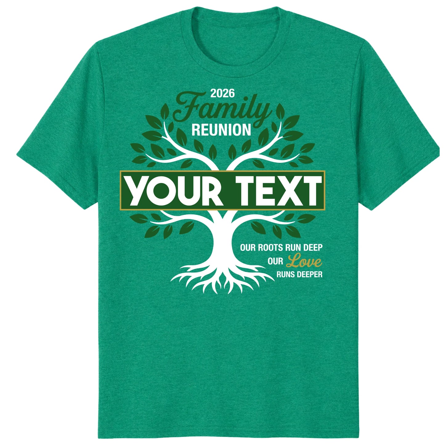 Custom Family Reunion 2026 Shirt, Personalized Tree Roots Family Tee