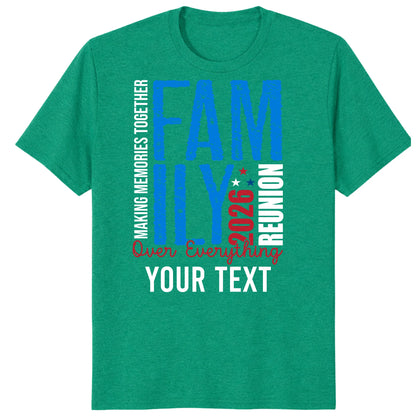 Custom Family Reunion 2026 Shirt, Personalized Family Memories Tee