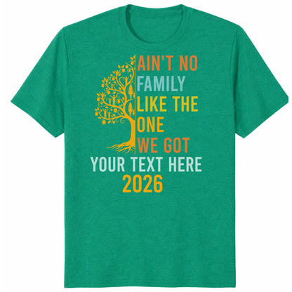Custom Ain't No Family Like The One We Got 2026 Family Reunion Shirts