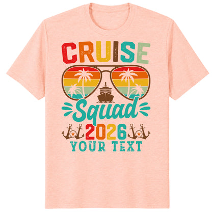 Cruise Squad 2026 Shirts, Custom Group Vacation Cruise Tees