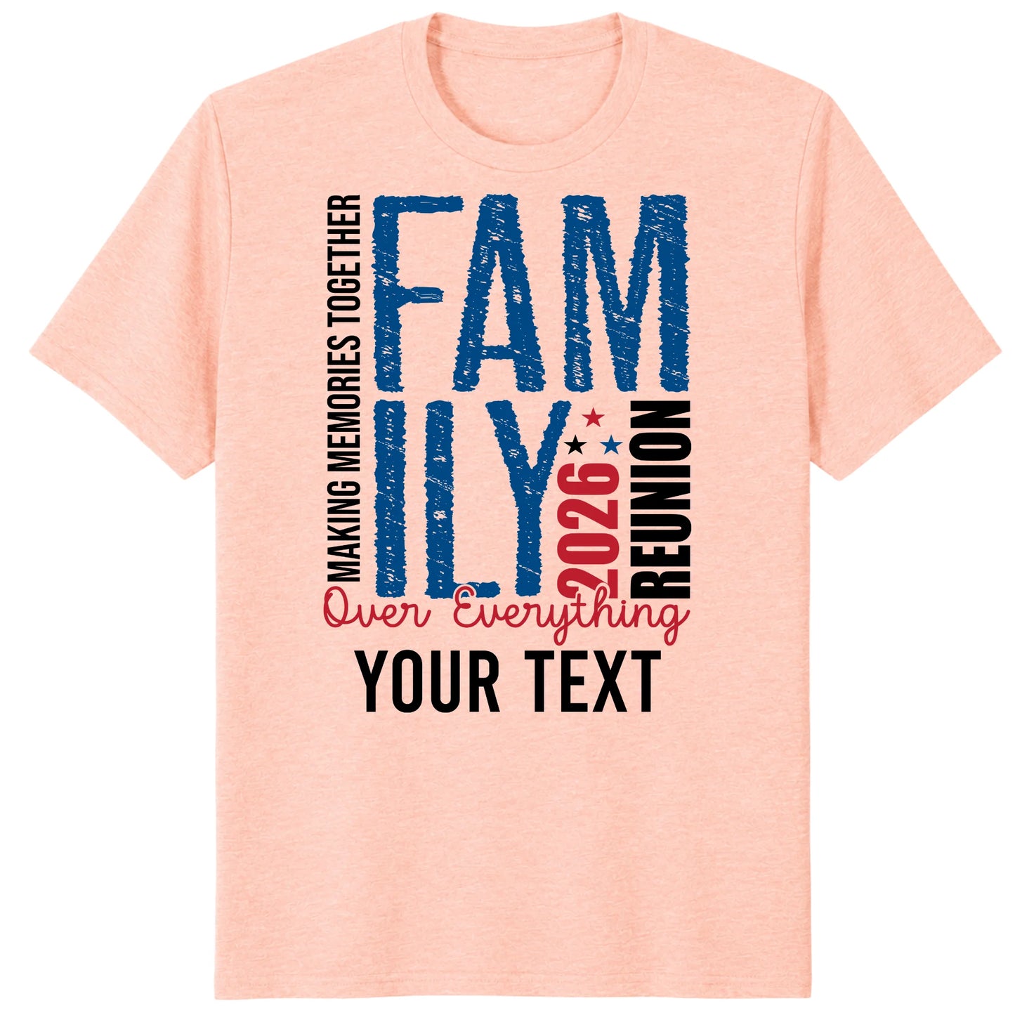 Custom Family Reunion 2026 Shirt, Personalized Family Memories Tee