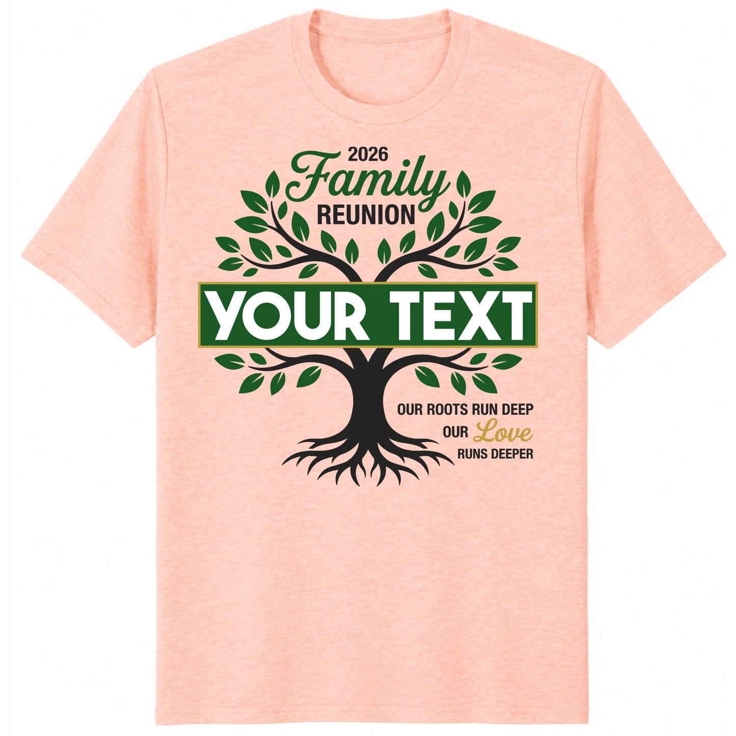 Custom Family Reunion 2026 Shirt, Personalized Tree Roots Family Tee