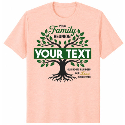 Custom Family Reunion 2026 Shirt, Personalized Tree Roots Family Tee