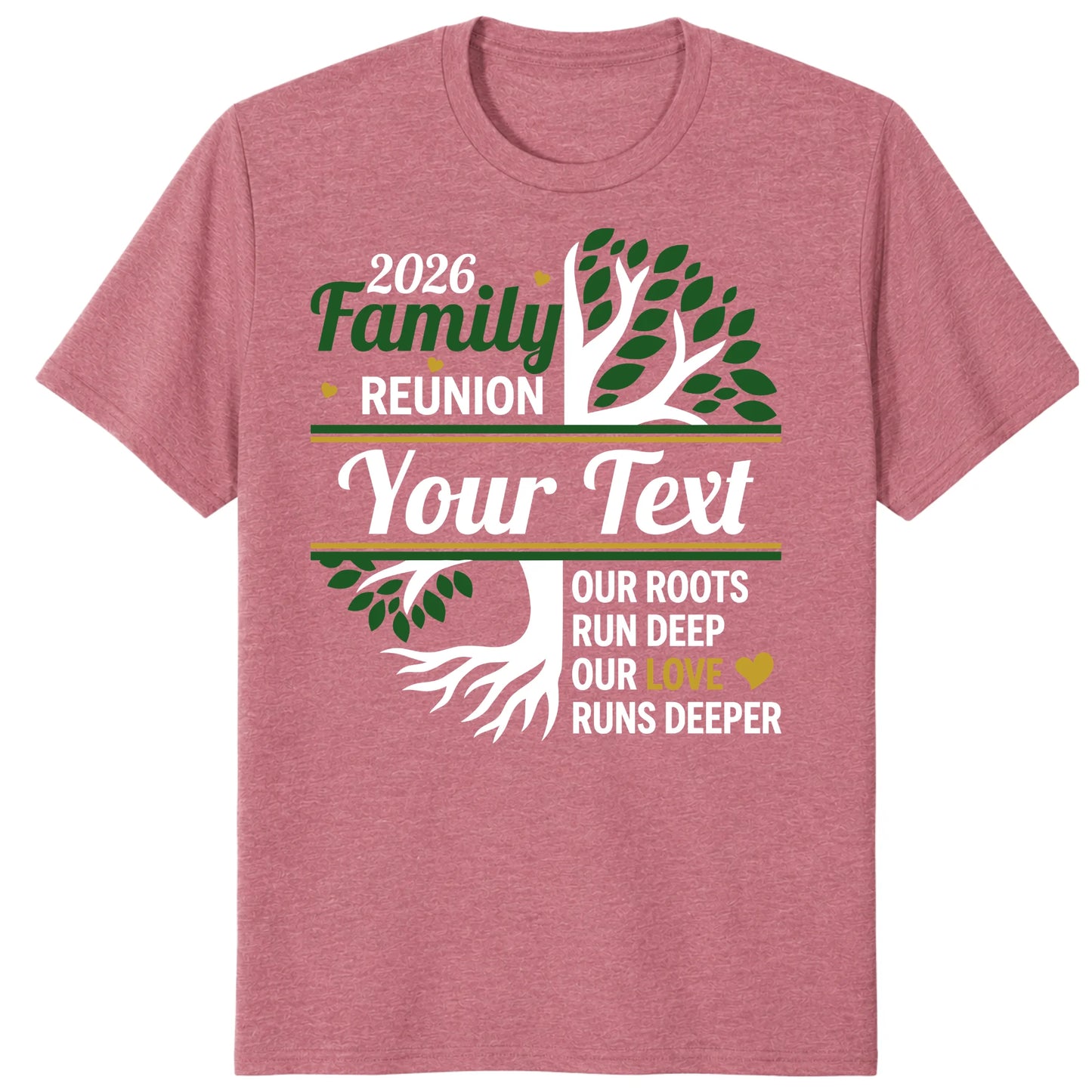 Custom Family Reunion 2026 Shirts