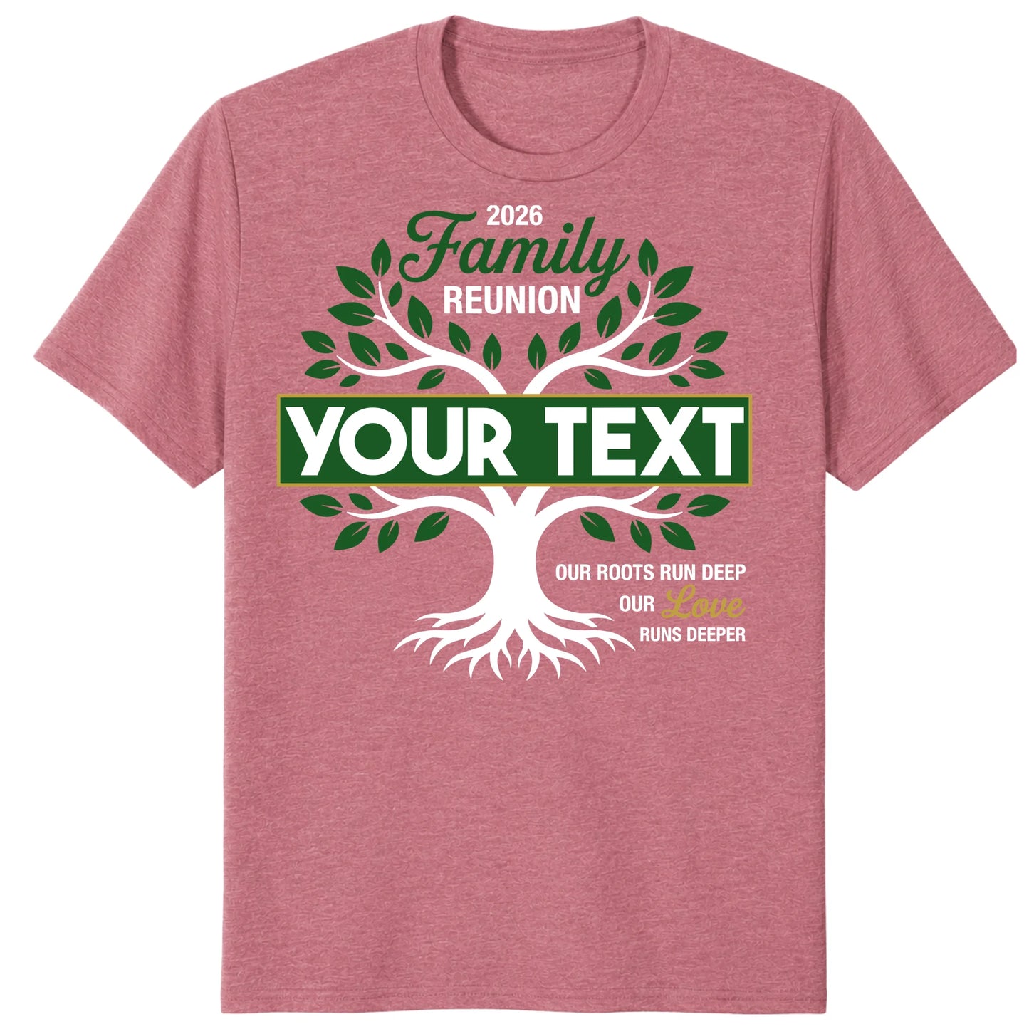 Custom Family Reunion 2026 Shirt, Personalized Tree Roots Family Tee