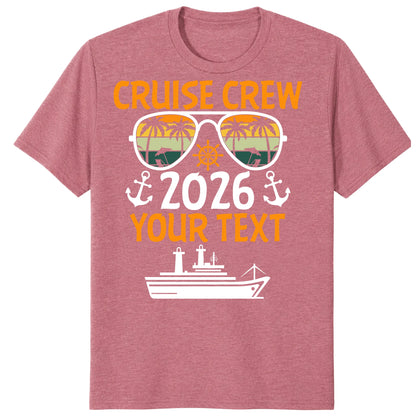 Cruise Crew 2026 Shirts, Custom Family Cruise Vacation Tees