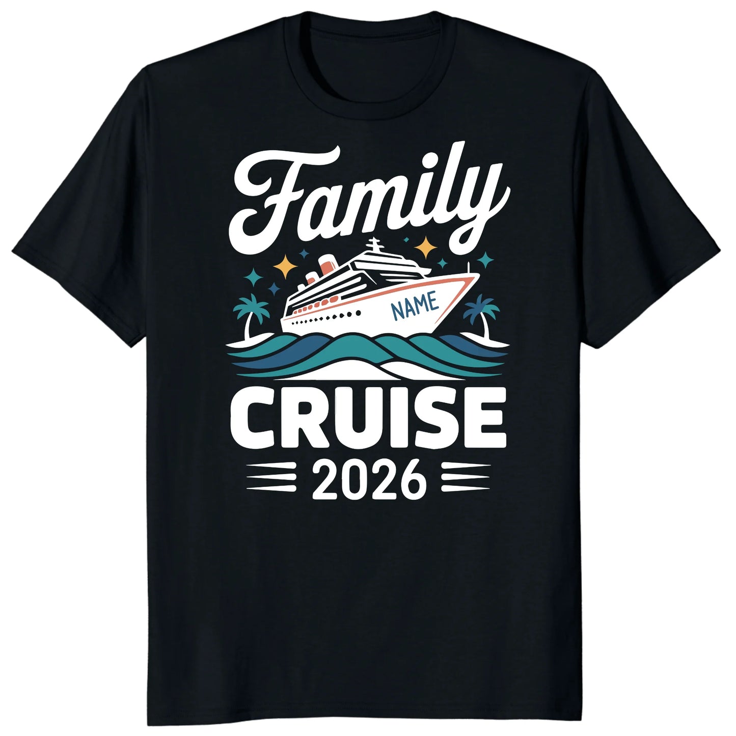 Personalized Family Matching Cruise 2026 Shirts, Customizable Cruisin Tees