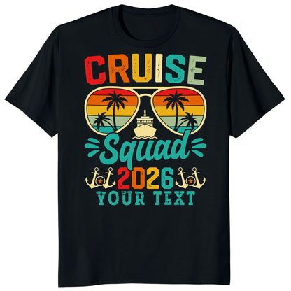 Cruise Squad 2026 Shirts, Custom Group Vacation Cruise Tees