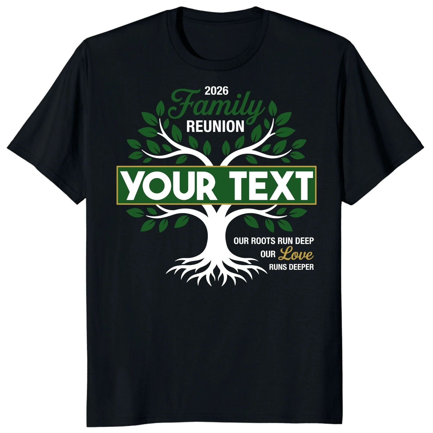 Custom Family Reunion 2026 Shirt, Personalized Tree Roots Family Tee