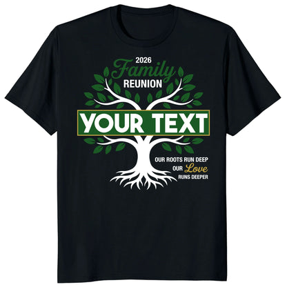Custom Family Reunion 2026 Shirt, Personalized Tree Roots Family Tee