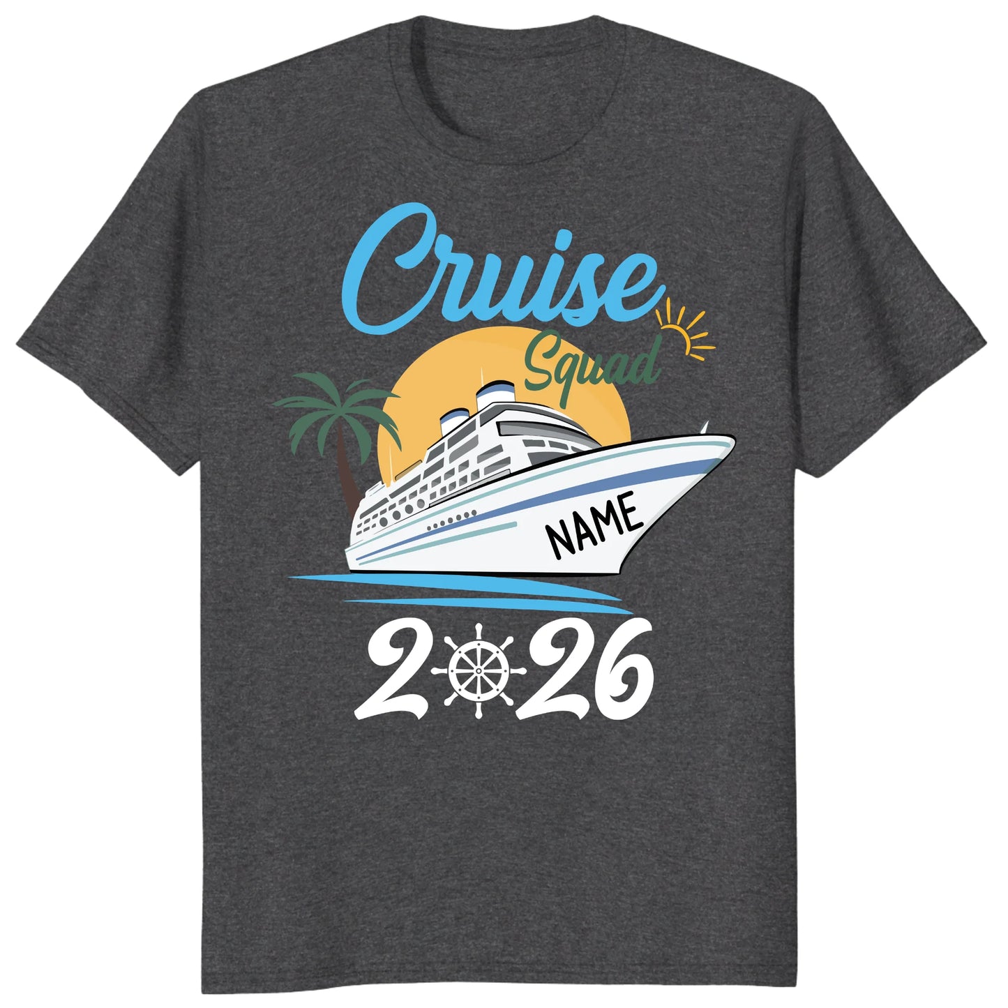 Custom Cruise Squad 2026 Shirts, Family Vacation Cruise Tees