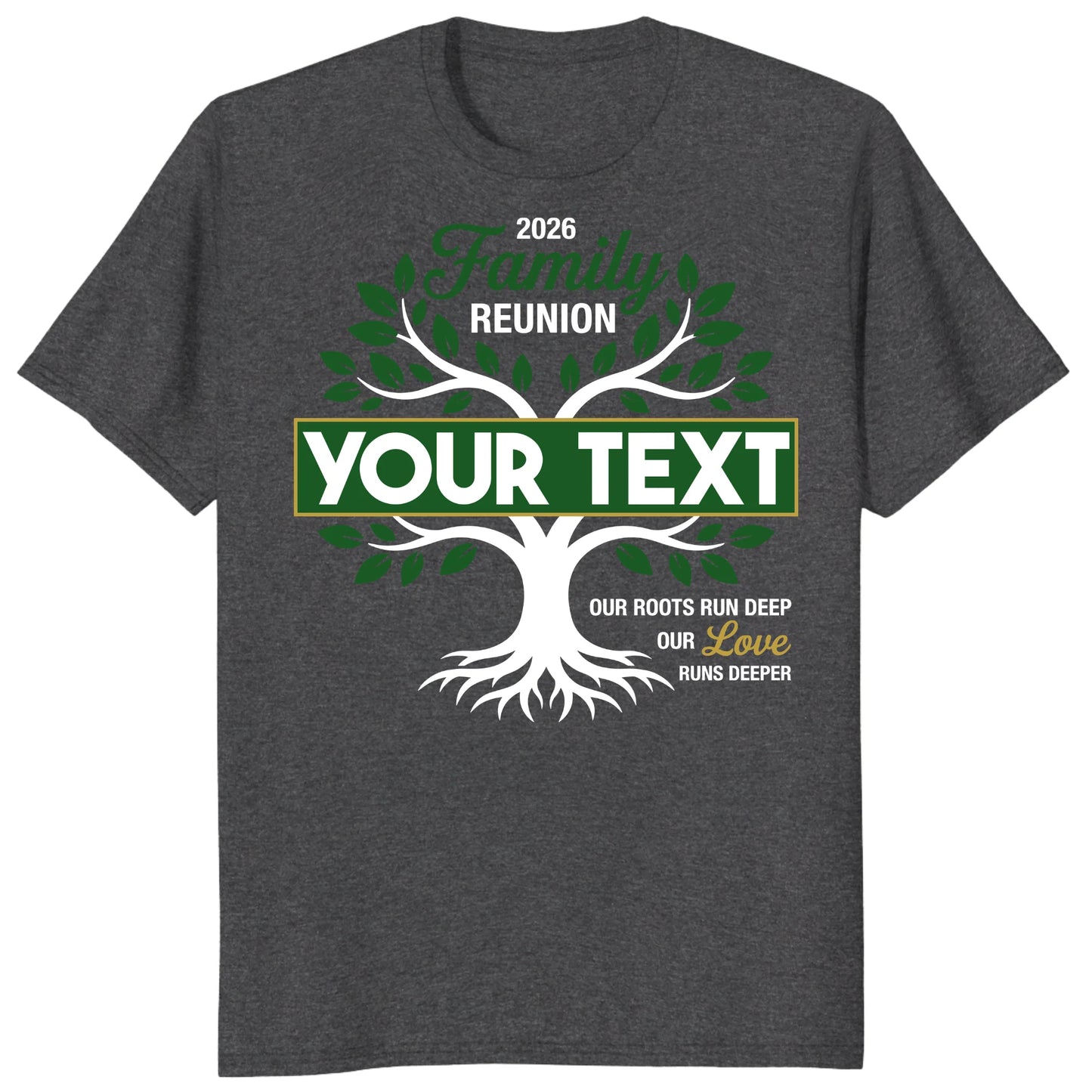 Custom Family Reunion 2026 Shirt, Personalized Tree Roots Family Tee