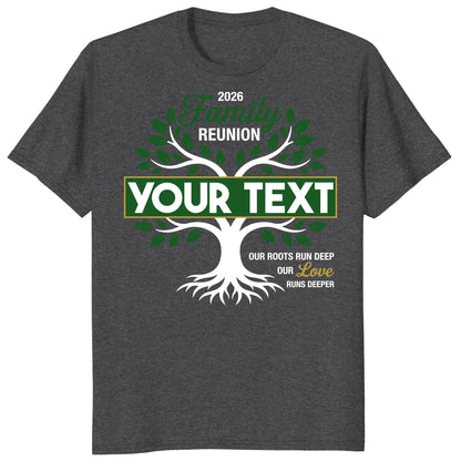 Custom Family Reunion 2026 Shirt, Personalized Tree Roots Family Tee