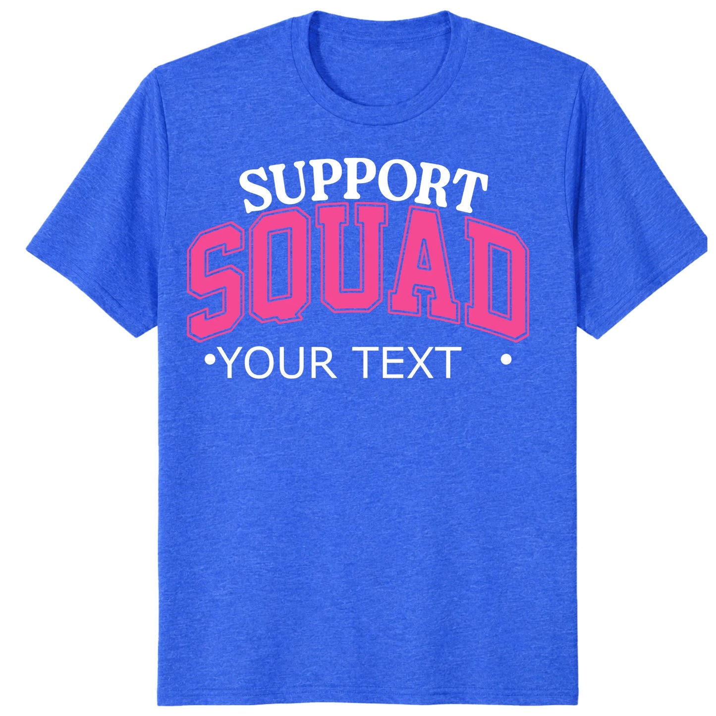 Custom Support Squad Shirt, Personalized Breast Cancer Team Tee