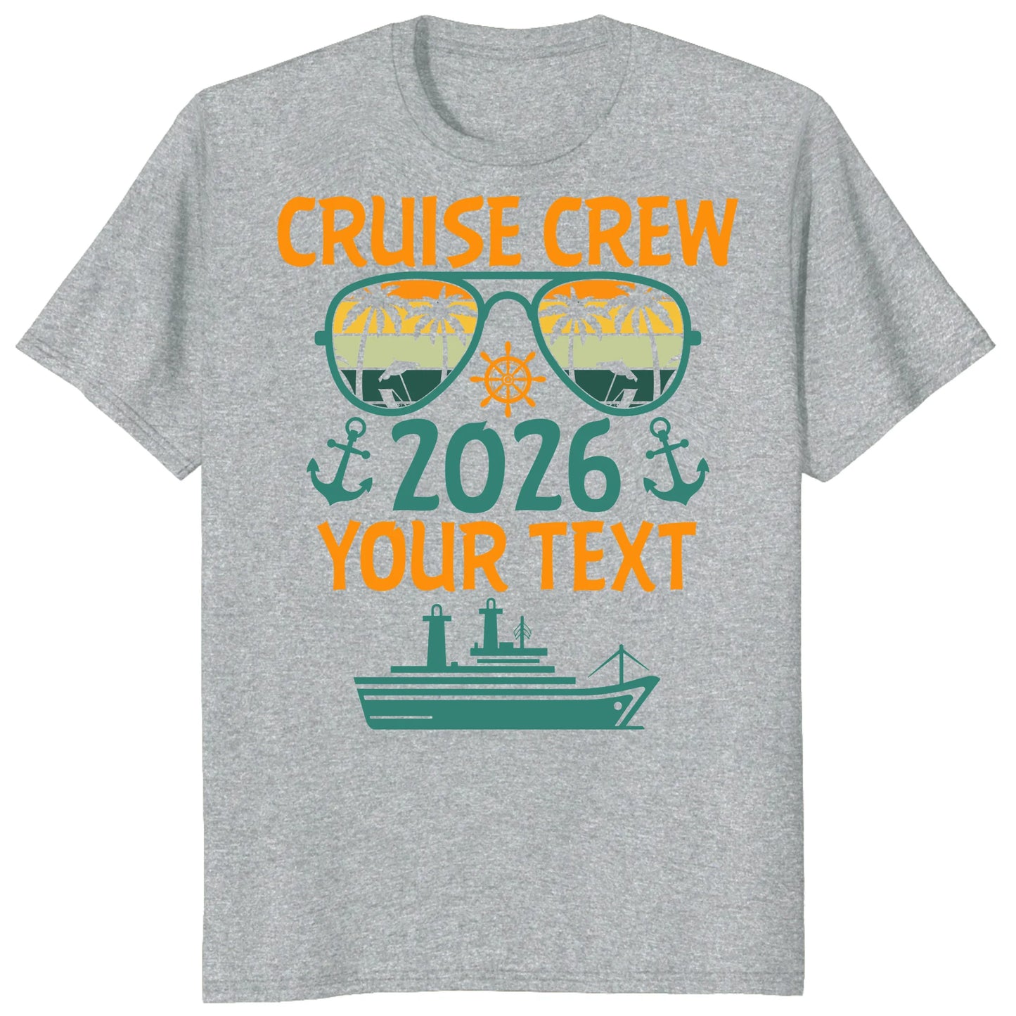 Cruise Crew 2026 Shirts, Custom Family Cruise Vacation Tees