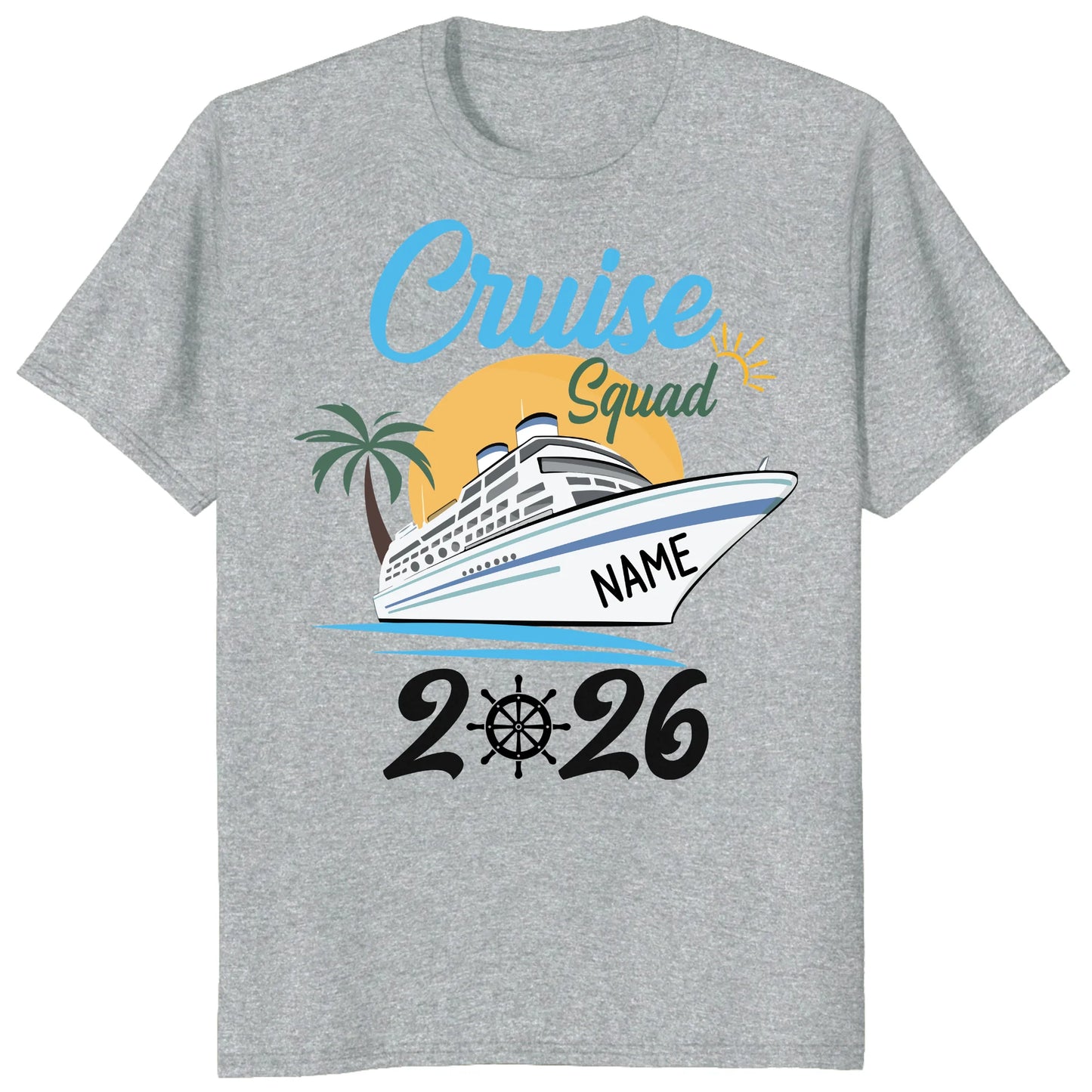 Custom Cruise Squad 2026 Shirts, Family Vacation Cruise Tees