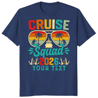 Cruise Squad 2026 Shirts, Custom Group Vacation Cruise Tees