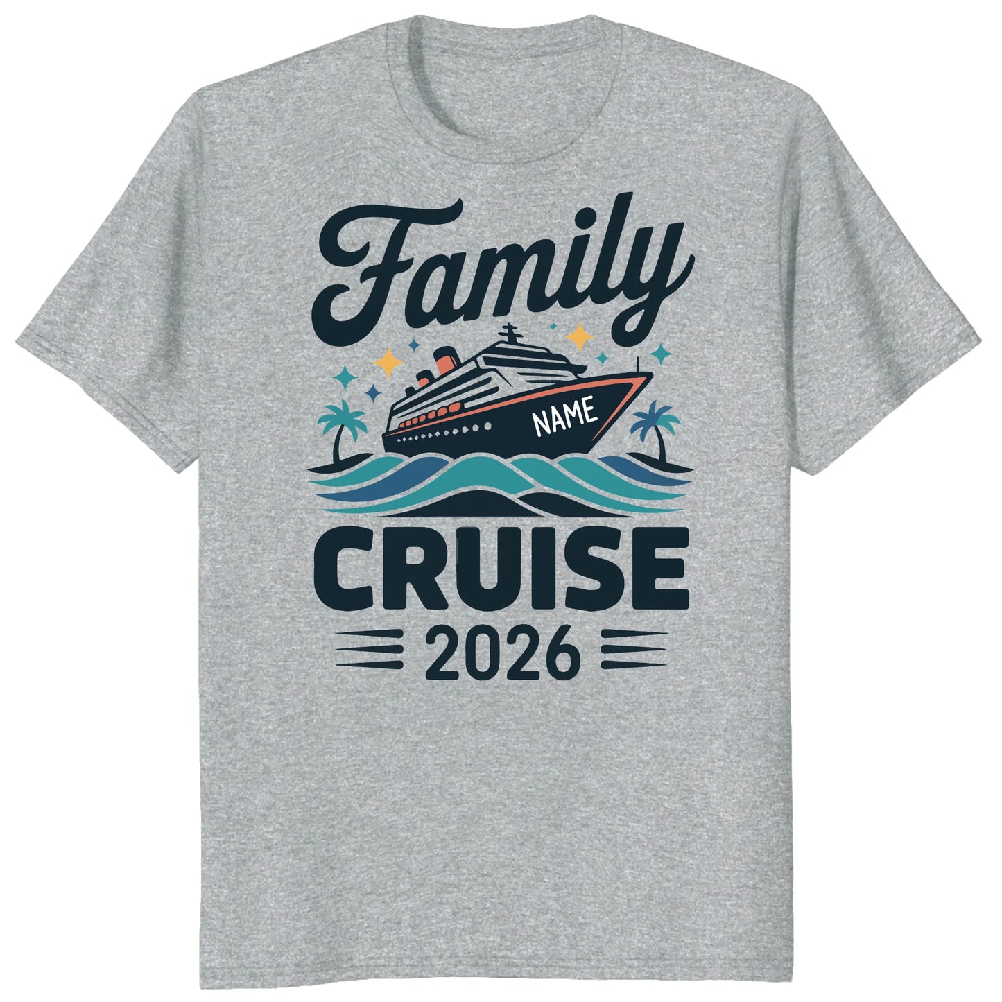 Personalized Family Matching Cruise 2026 Shirts, Customizable Cruisin Tees