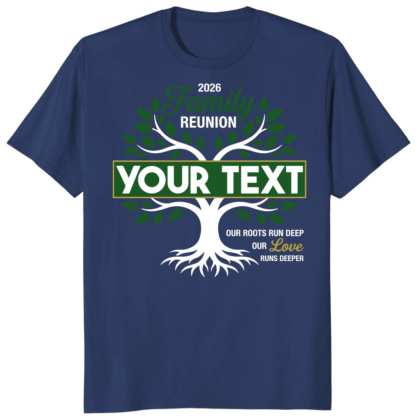 Custom Family Reunion 2026 Shirt, Personalized Tree Roots Family Tee