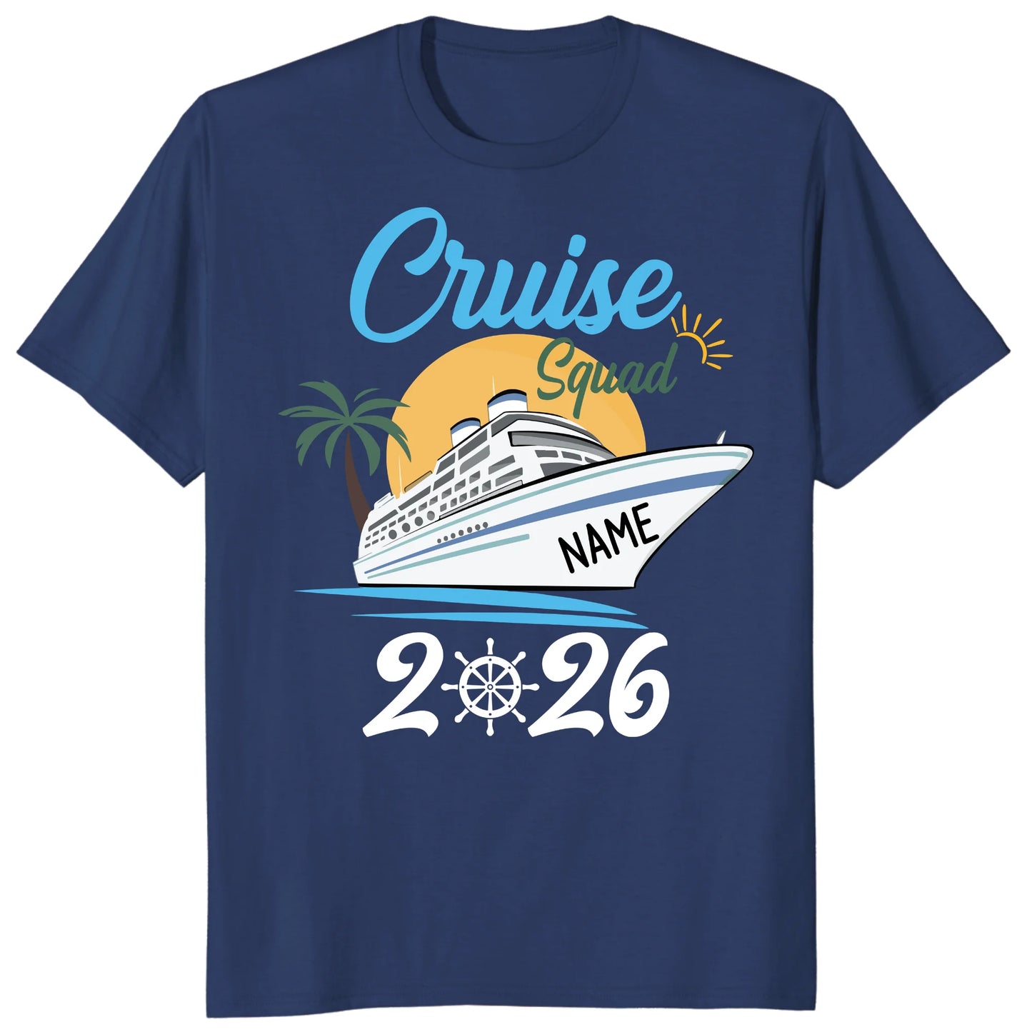 Custom Cruise Squad 2026 Shirts, Family Vacation Cruise Tees