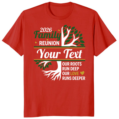 Custom Family Reunion 2026 Shirts
