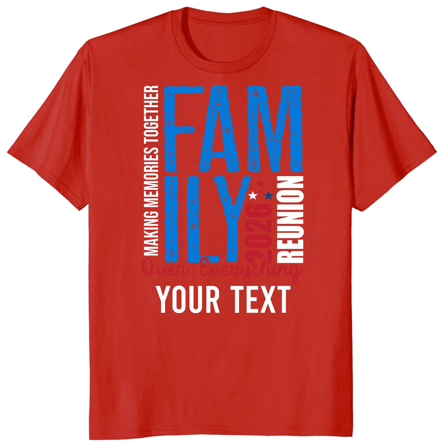 Custom Family Reunion 2026 Shirt, Personalized Family Memories Tee