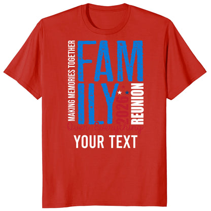 Custom Family Reunion 2026 Shirt, Personalized Family Memories Tee