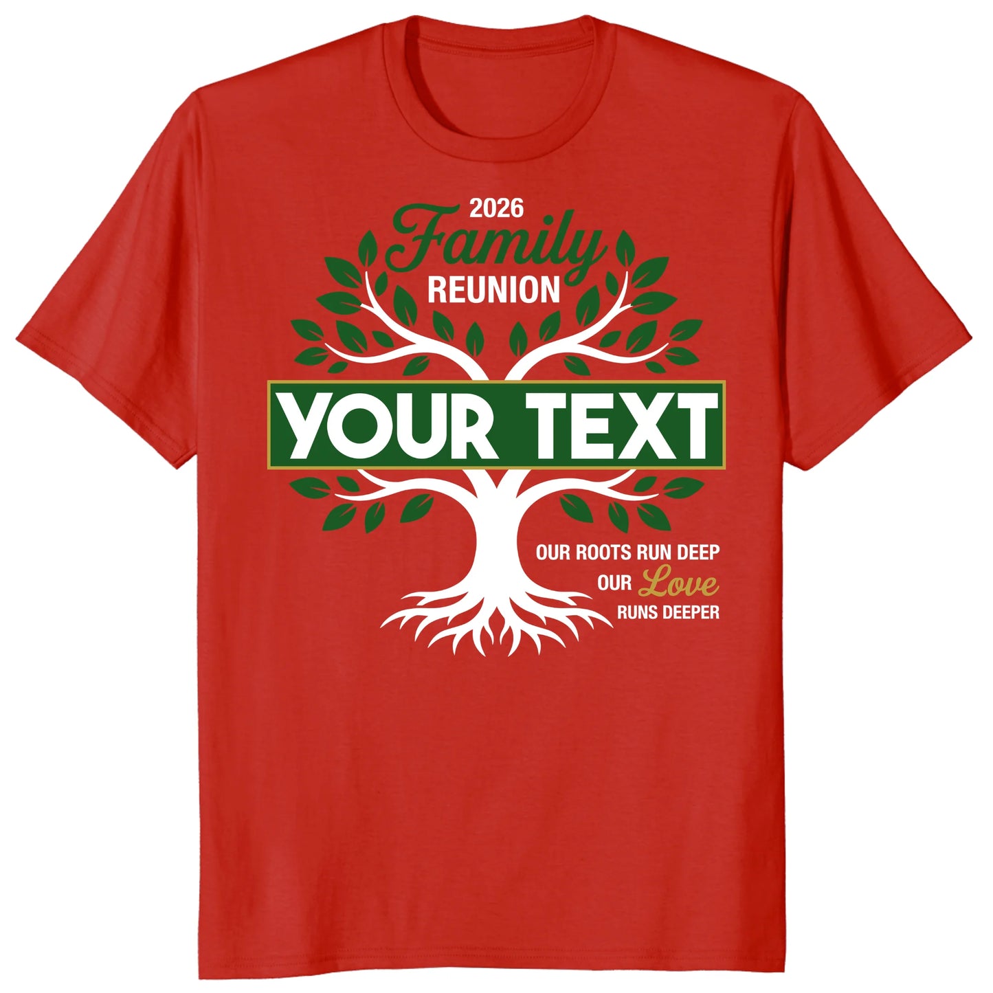 Custom Family Reunion 2026 Shirt, Personalized Tree Roots Family Tee