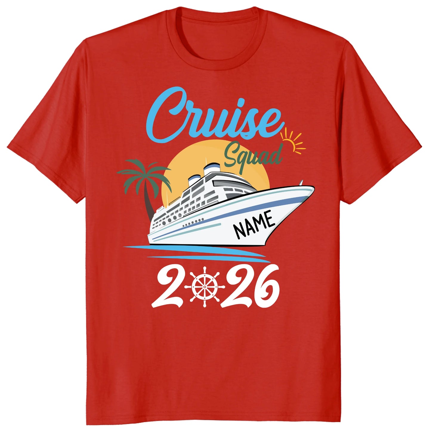 Custom Cruise Squad 2026 Shirts, Family Vacation Cruise Tees